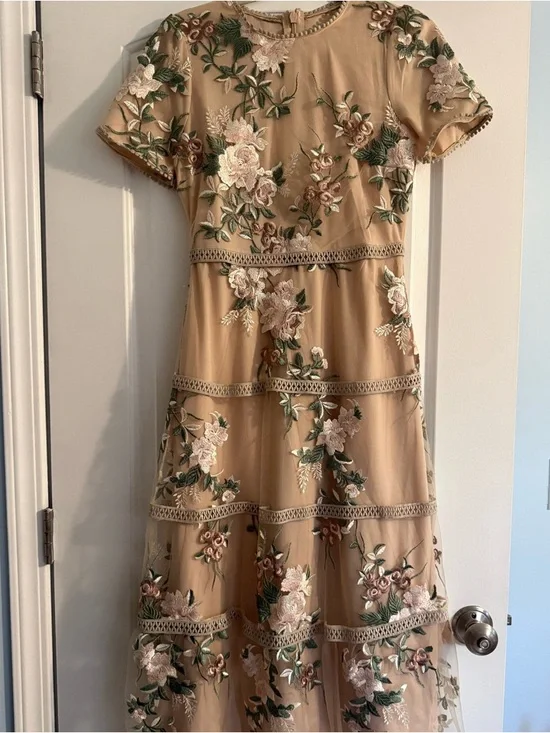 Floral Tulle Dress - Picture 2 of 7